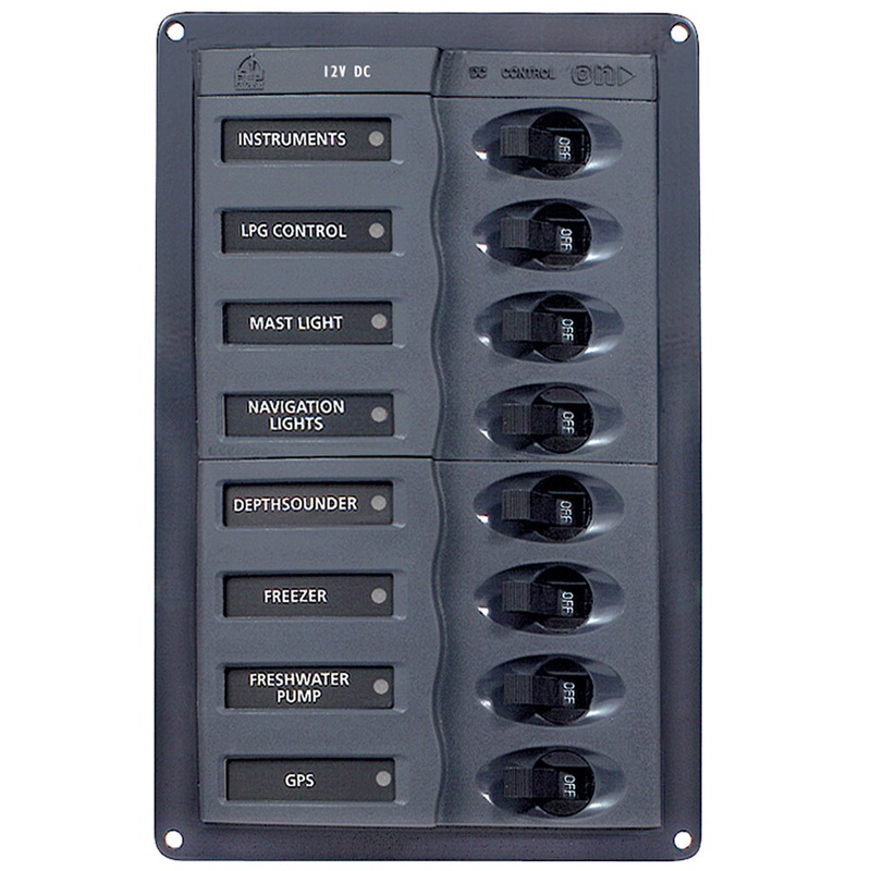 BEP DC Panel – 8-Way – Vertical – 901V