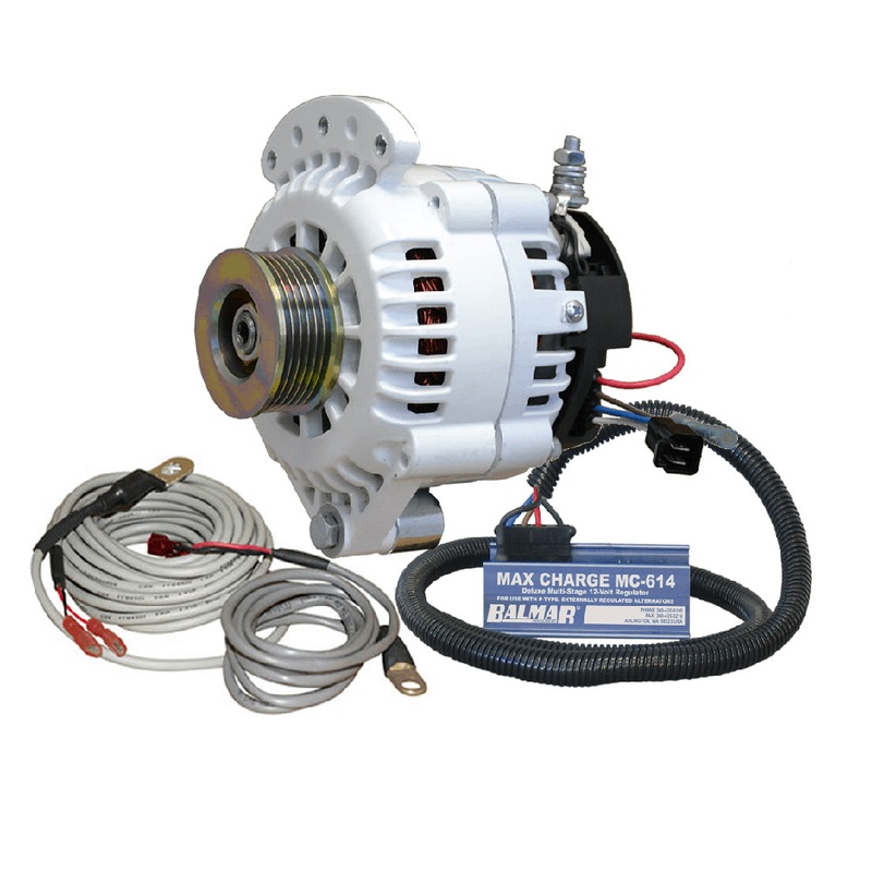 Balmar 621 Series 120A Kit w/MC-614 Regulator, T-Sensor, K6 Pulley, Single Foot & Mounting Hardware621-VUP-MC-120-K6 – 621-VUP-MC-120-K6