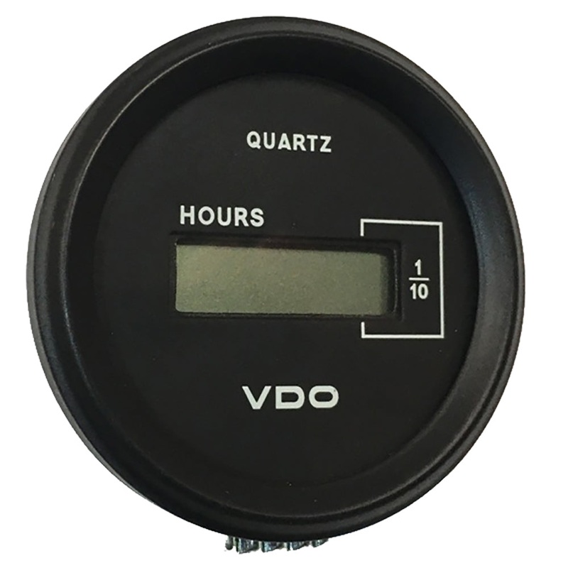 VDO Cockpit Marine 52mm (2-1/16) LCD Hourmeter – Black Dial/Chrome Bezel331-546 – 331-546