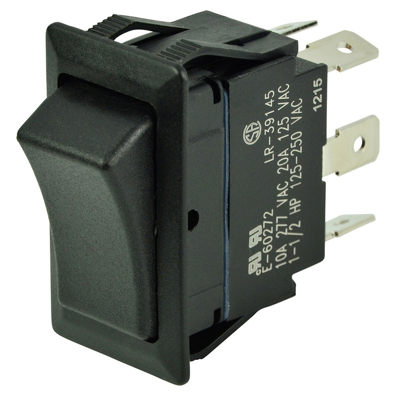 BEP DPDT Rocker Switch – 12V/24V – ON/OFF/ON – 1001712