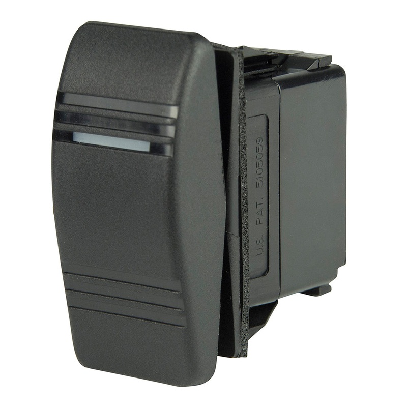 BEP SPDT Contura Switch – 1-Amber LED – (ON)/OFF/ON – 1001805