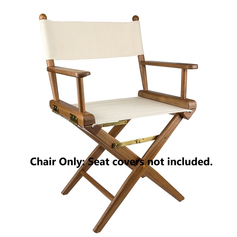 Whitecap Director’s Chair w/o Seat Covers – Teak60040 – 60040