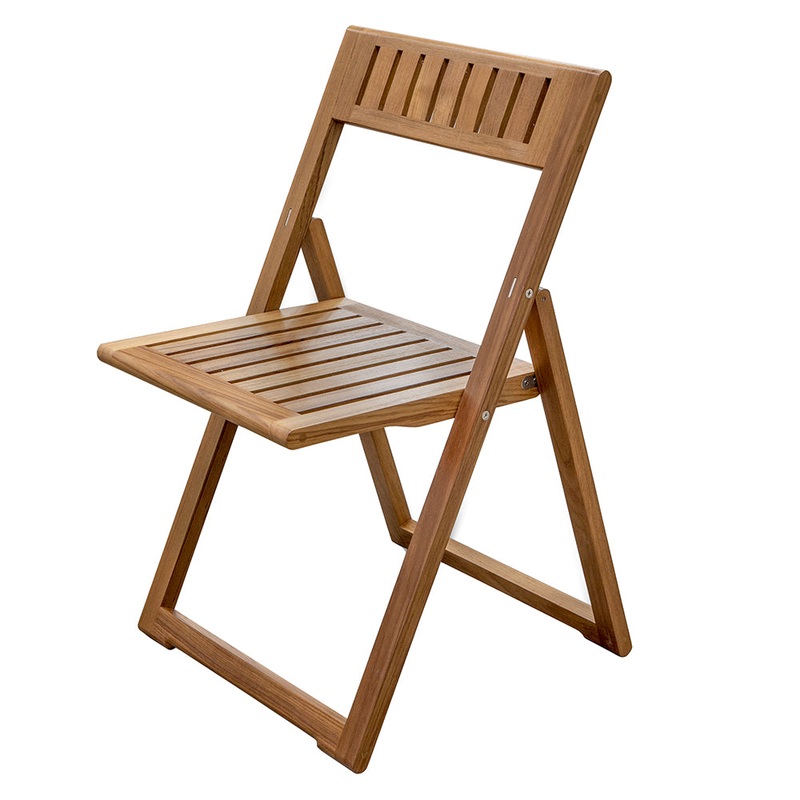Whitecap Folding Slat Chair – Teak63059 – 63059