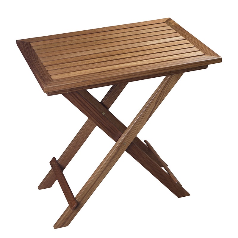 Whitecap Folding Slat Table – Teak63058 – 63058