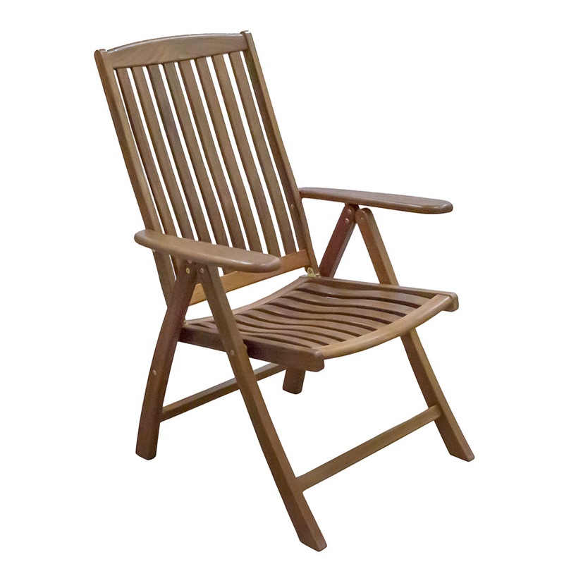 Whitecap Reclining Arm Chair – Teak60071 – 60071