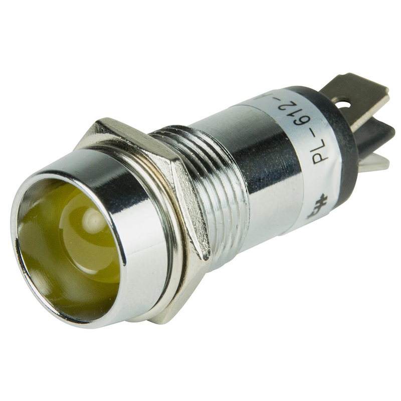 BEP LED Pilot Indicator Light – 12V – Amber – 1001101