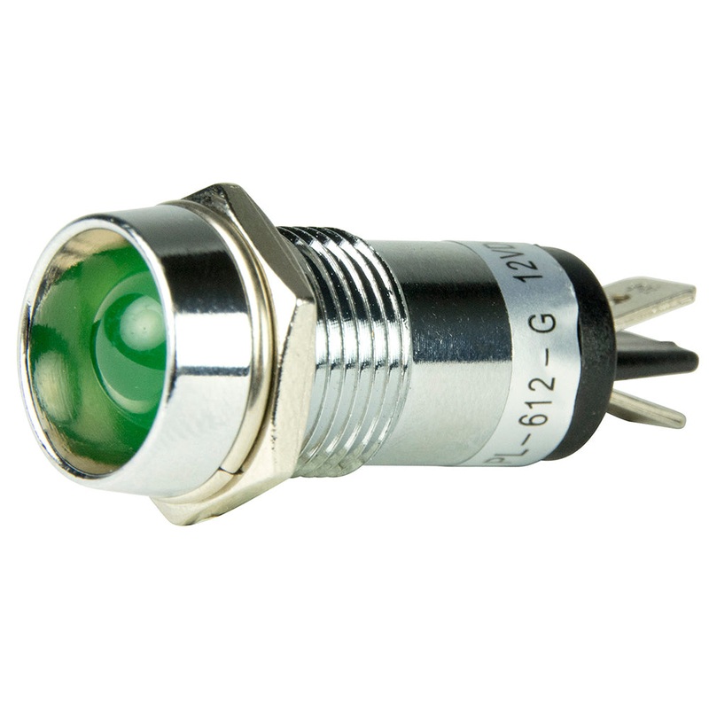 BEP LED Pilot Indicator Light – 12V – Green – 1001103