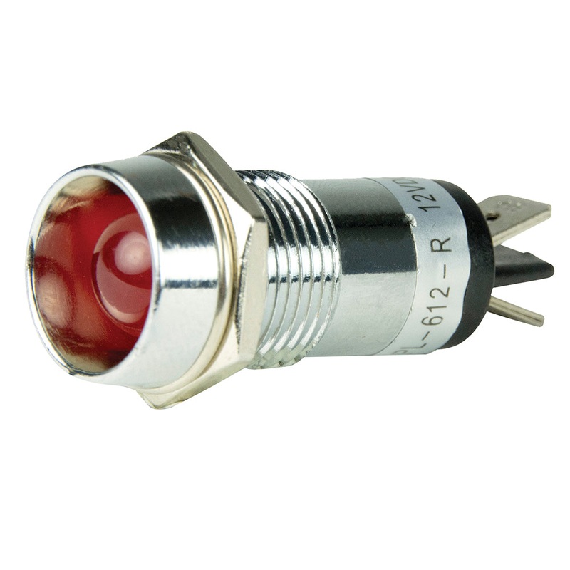 BEP LED Pilot Indicator Light – 12V – Red – 1001104