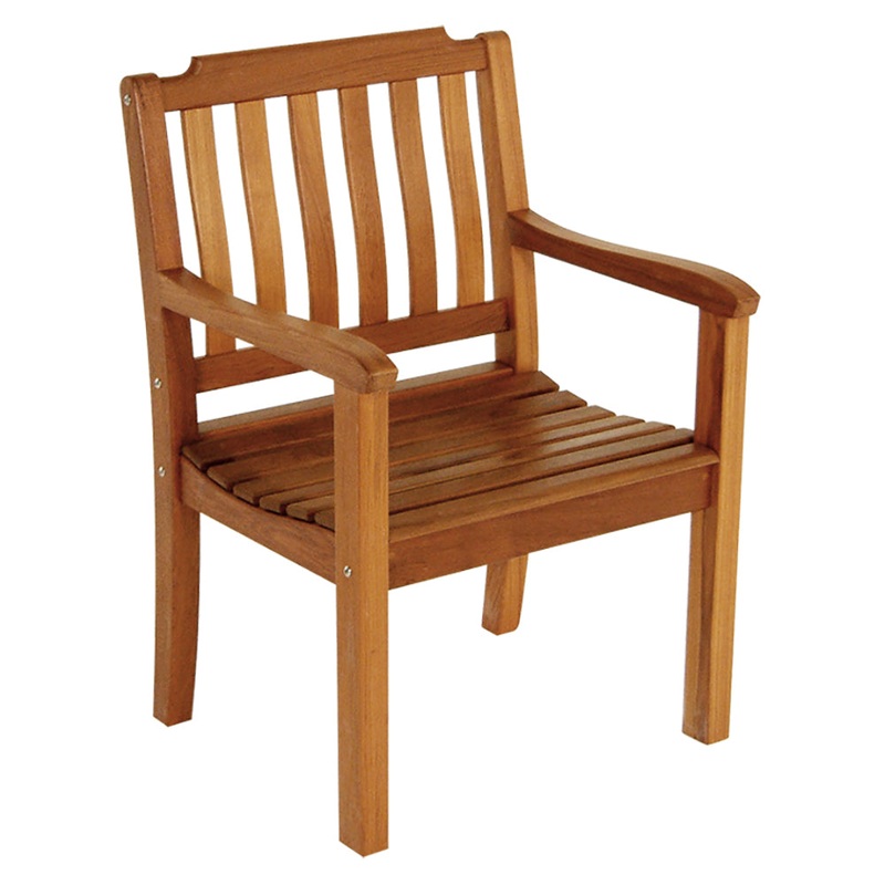 Whitecap Garden Chair w/Arms – Teak60065 – 60065