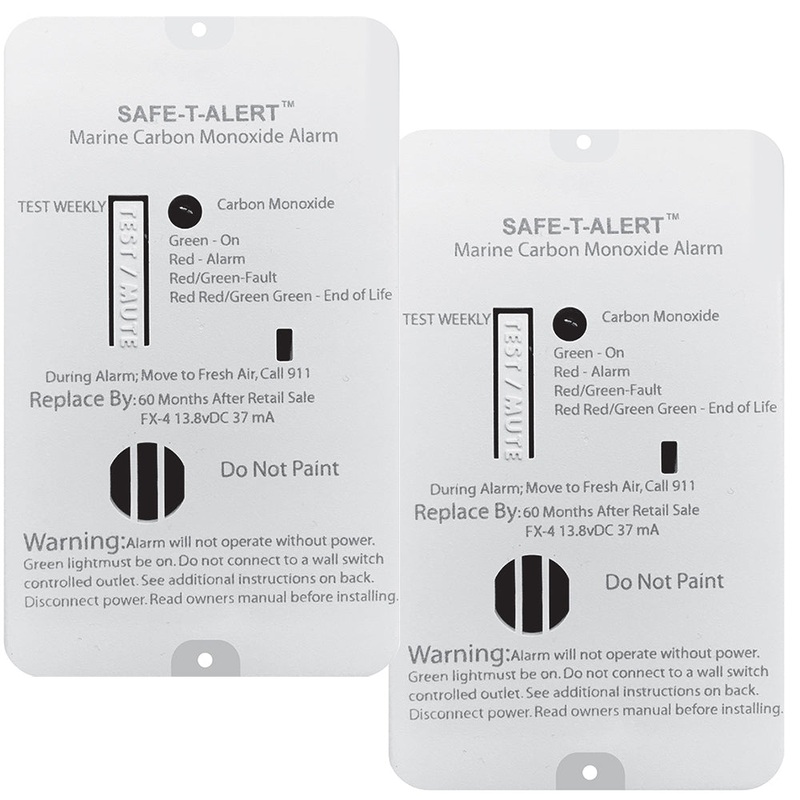 Safe-T-Alert FX-4 Carbon Monoxide Alarm – 2-Pack – FX-4MARINE2-PACK