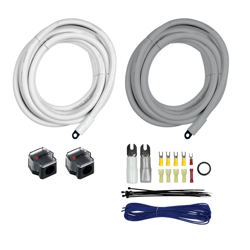 T-Spec V10-D104K 4 Gauge Add-A-Amp Kit f/1/0 Gauge WireV10-D104K – V10-D104K