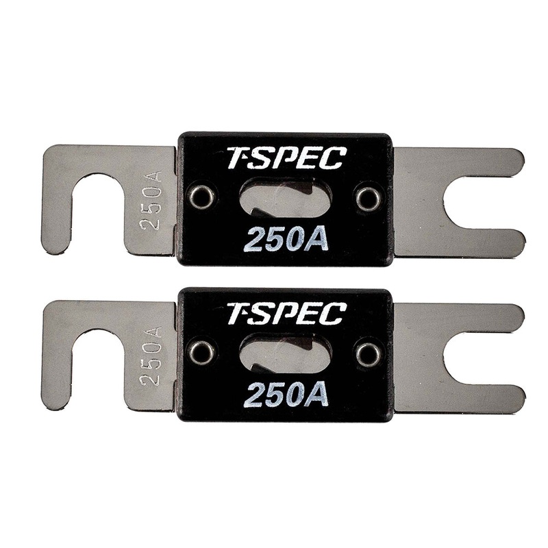T-Spec V8 Series 250 AMP ANL Fuse – 2 PackV8-ANL250 – V8-ANL250