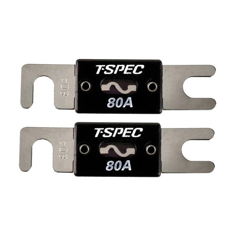 T-Spec V8 Series 80 AMP ANL Fuse – 2 PackV8-ANL80 – V8-ANL80