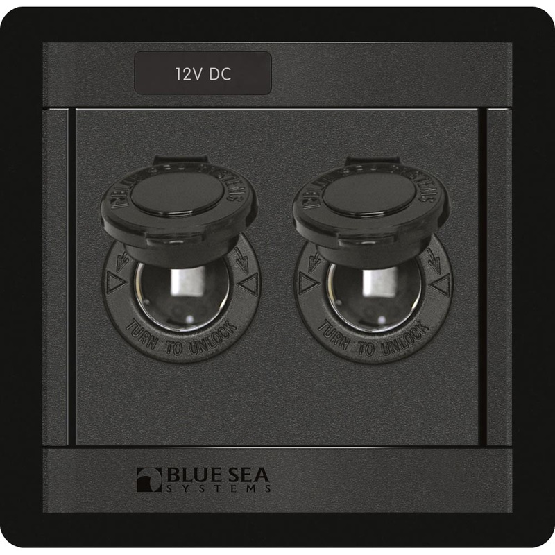 Blue Sea 1472 DC 12V Socket Panel – 1472