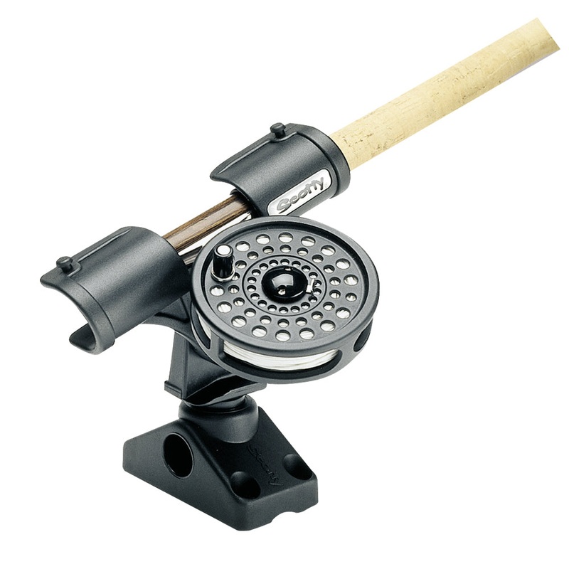 Scotty Fly Rod Holder with 241 Side/Deck Mount – 265
