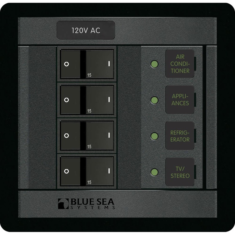 Blue Sea 1210 120V AC 4 Position – 1210