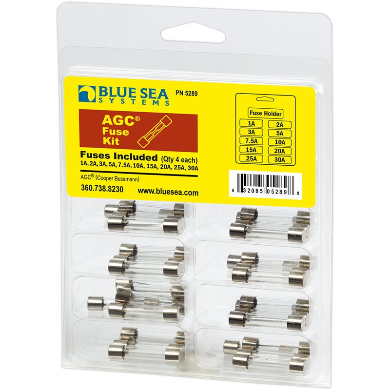 Blue Sea 5289 AGC Fuse Kit – 41-Piece5289