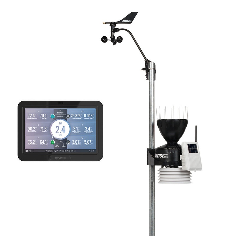 Davis Vantage Pro2 Wireless Weather Station w/WeatherLink Console & Standard Radiation Shield – 6252