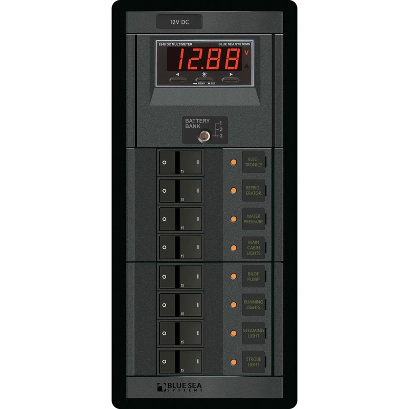 Blue Sea 1227 12V DC 8 Position w/Digital Meter – 1227