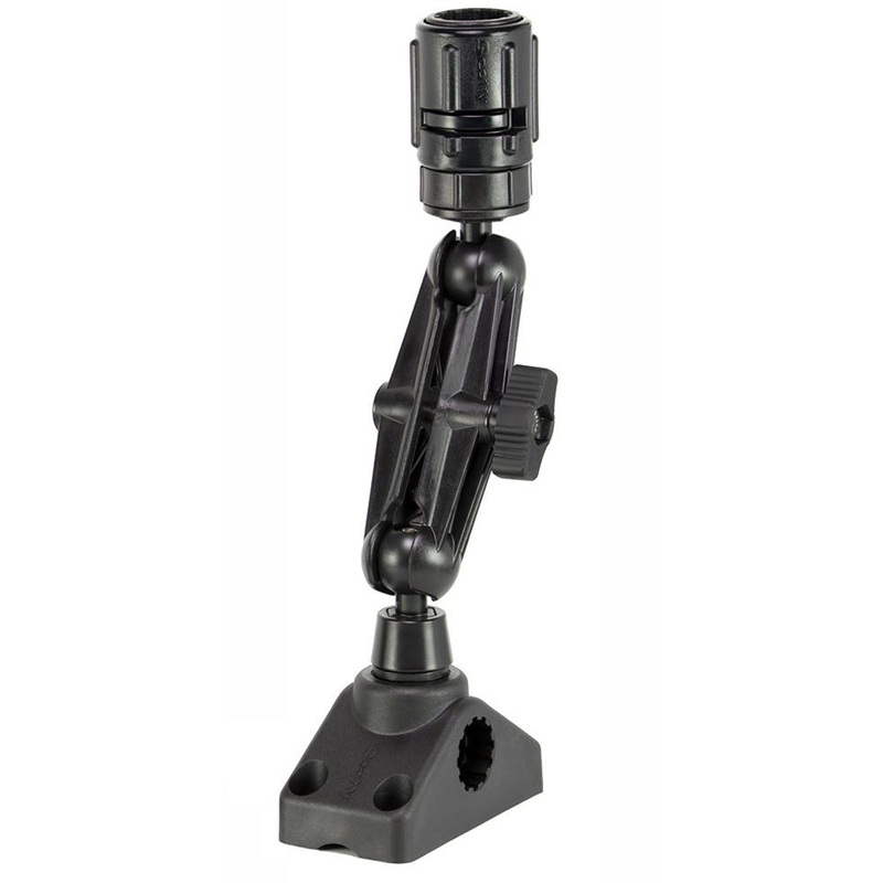 Scotty 152 Ball Mounting System with Gear-Head Adapter, Post and Combination Side/Deck Mount – 0152