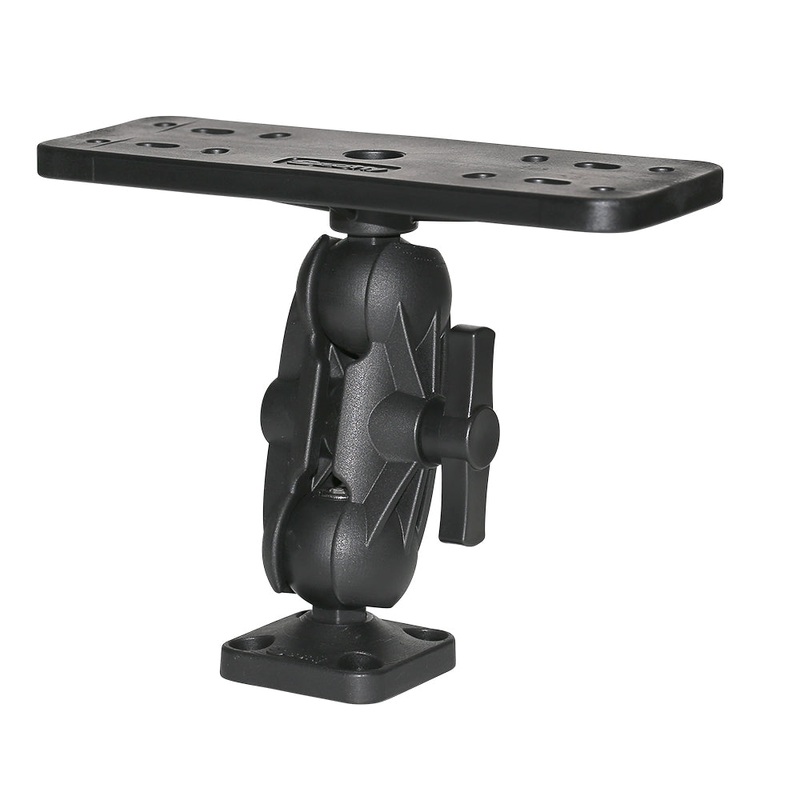 Scotty 163 1.5 Ball Mount with Fishfinder and Universal Mounting Plate – 0163