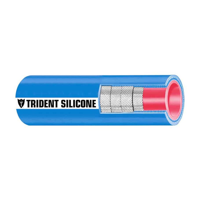 Trident Marine 2 x 36′ Blue Silicone Wet Exhaust Hose – 202V2000-36