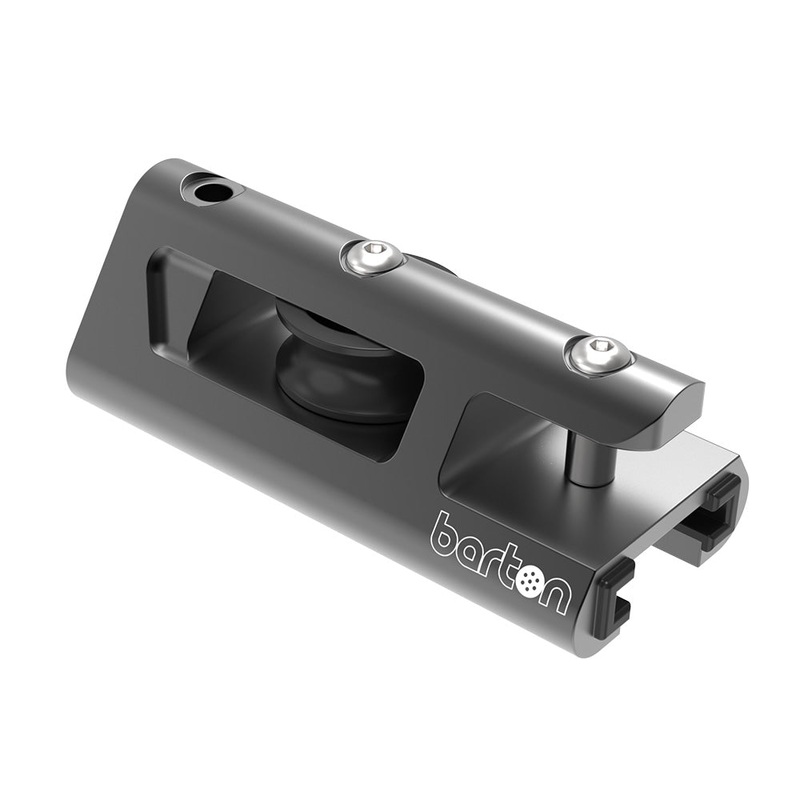 Barton 32mm End Stop & Becket Genoa Car Track – Black