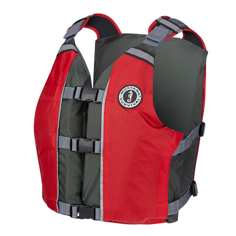 Mustang APF Foam Vest – Universal – Red/Grey – MV411102-861-0
