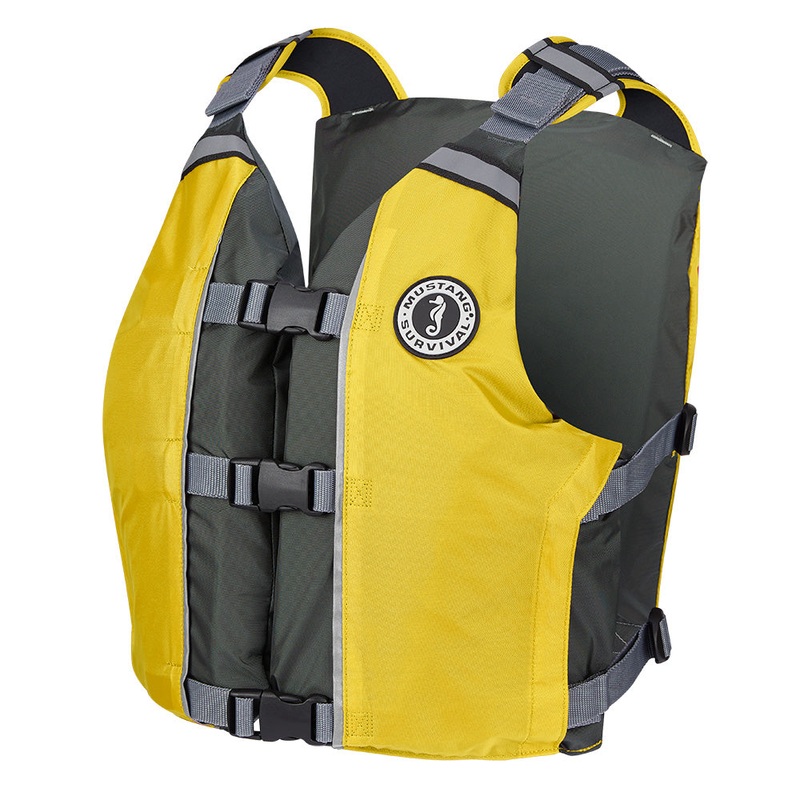 Mustang APF Foam Vest – Universal – Yellow/Grey – MV411102-222-0