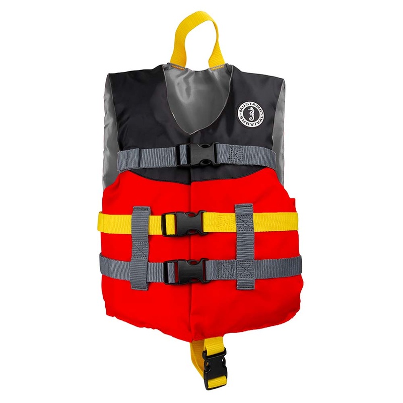 Mustang Child Livery Foam Vest – Red/Black – MV230102-123-0