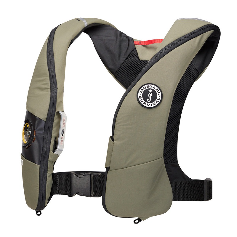 Mustang Elite 120 Coastal Inflatable PFD – Everglade Green – MD5170-292-0