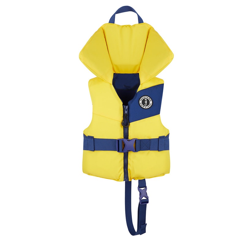 Mustang Lil’ Legends Infant Foam Vest – Yellow/Navy – MV3251-844-0