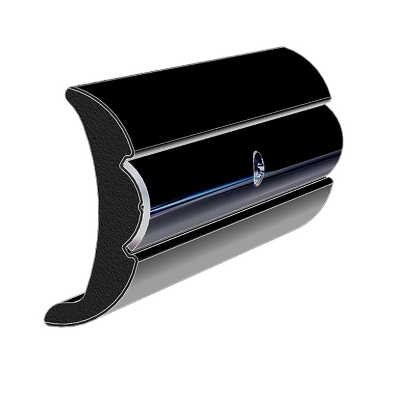 TACO Rigid Vinyl Flex-Core Rub Rail 2 x 7/8 – Black 60′ – V21-9906BKA60D-1