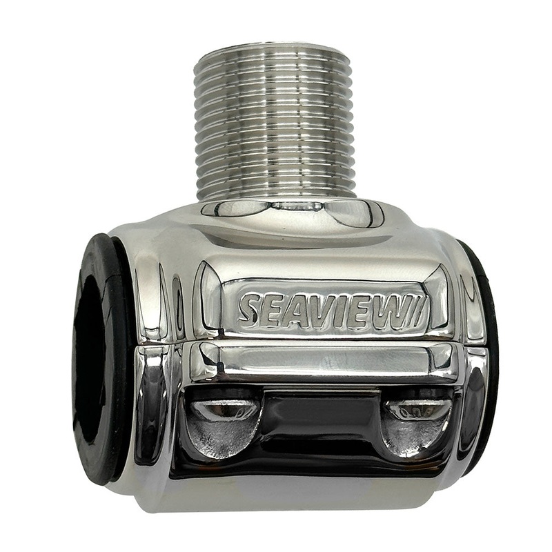 Seaview 316 Stainless Steel Antenna Rail Mount – 1 – 1-1/4 Rails – SVRCL1