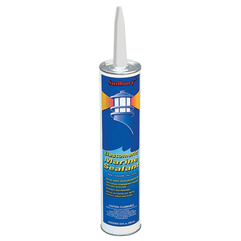 Sudbury Elastomeric Marine Sealant – 10oz Cartridge – Clear – 301