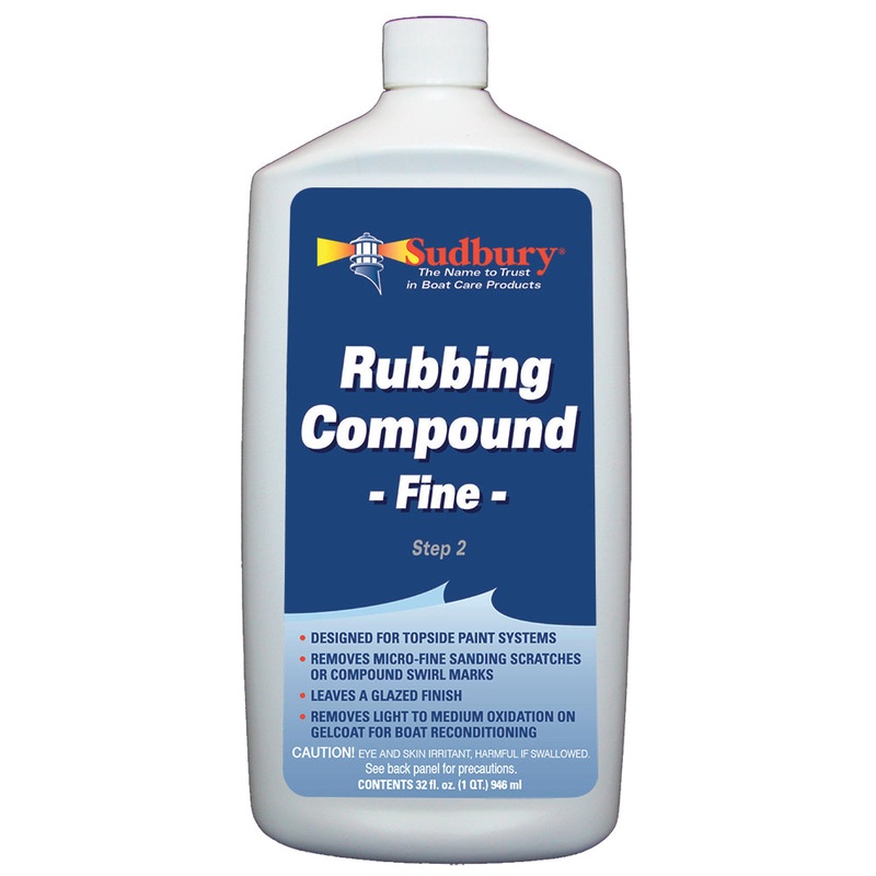 Sudbury Rubbing Compund Fine – Step 2 – 32oz Fluid – 442