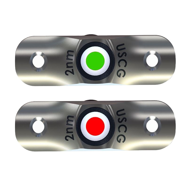 Taco Rub Rail Mounted LED Navigation Light Set – 2-1/2 – F38-6800D