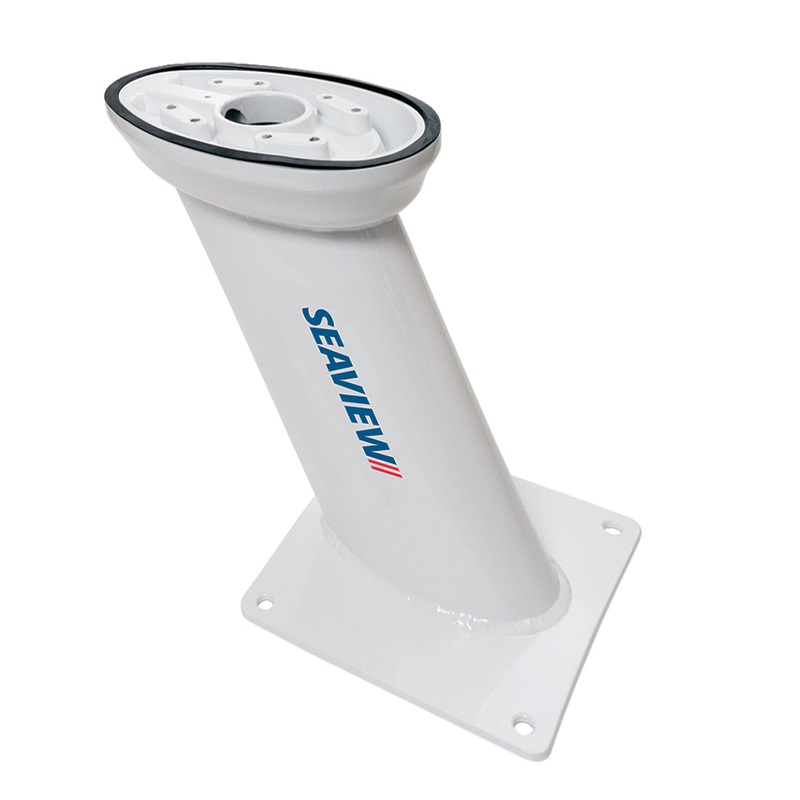 Seaview 18 Modular Mount AFT Raked 10 x 10 Base Plate – f/Large Sat Domes – 18 Top Plate Required – PMA-1810-M2