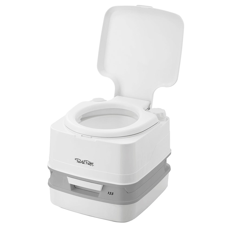 Thetford Porta Potti 135 Marine Toilet with Hold Down Kit – 92861
