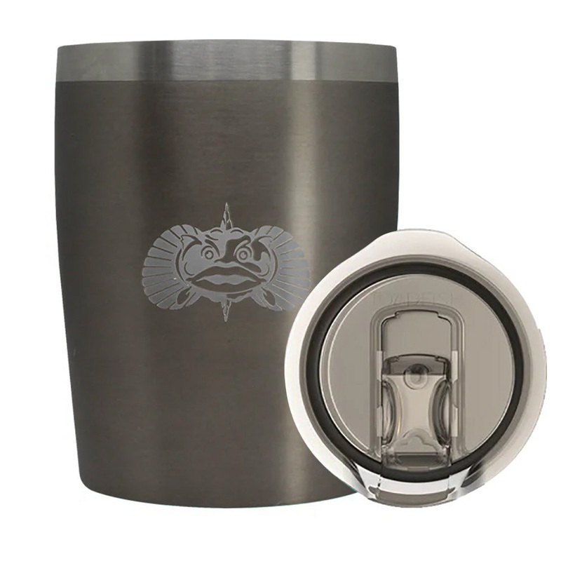 Toadfish Non-Tipping 10oz Rocks Tumbler – Graphite – 1077