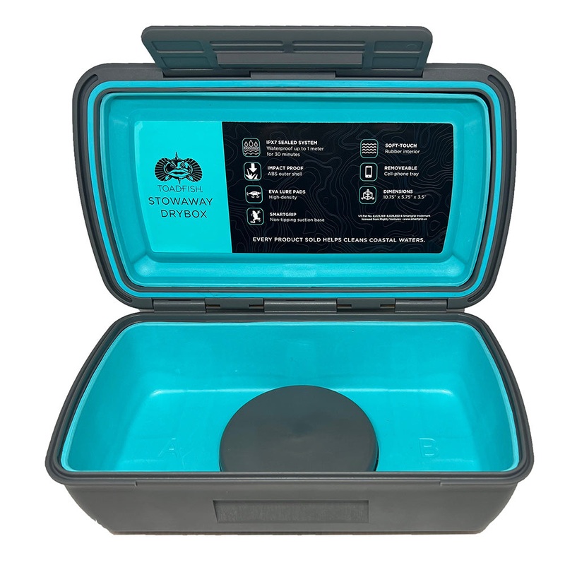 Toadfish Stowaway Dry Box w/Smart Grip & Cell Phone Tray Insert – 1139