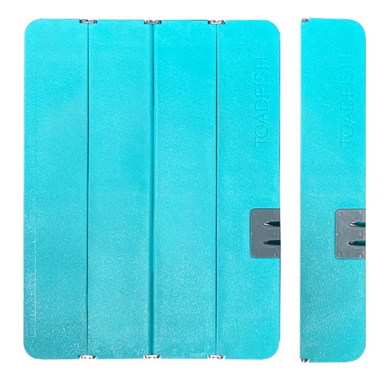 Toadfish XL Stowaway Folding Cutting Board w/Built-In Knife Sharpener – Teal – 1086