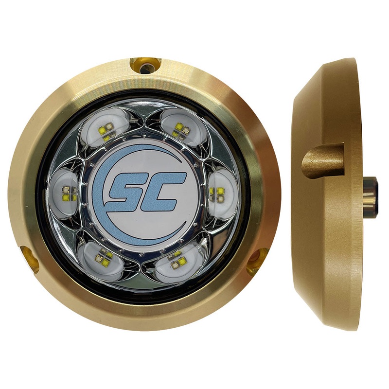 Shadow-Caster SC3 Series Bimini Blue Bronze Surface Mount Underwater Light – SC3-BB-BZSM