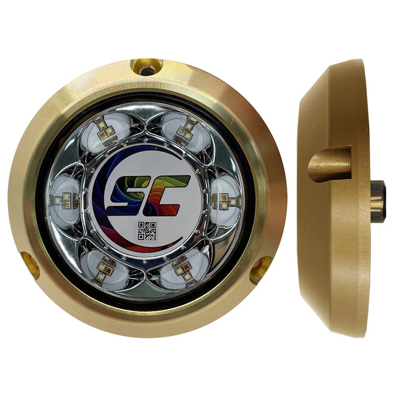 Shadow-Caster SC3 Series CC (Full Color Change) Bronze Surface Mount Underwater Light – SC3-CC-BZSM