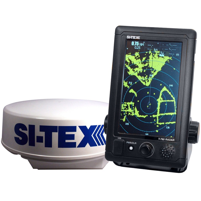 SI-TEX T-760 Compact Color Radar w/4kW 18 Dome – 7 Touchscreen – T-760