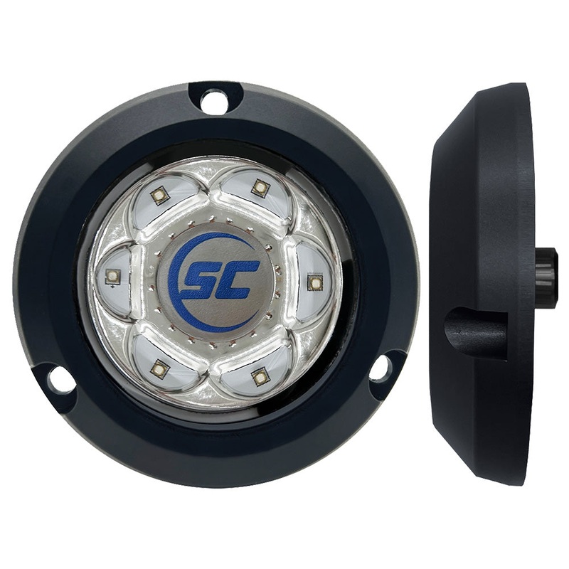 Shadow-Caster SC2 Series Polymer Composite Surface Mount Underwater Light – Bimini Blue – SC2-BB-CSM
