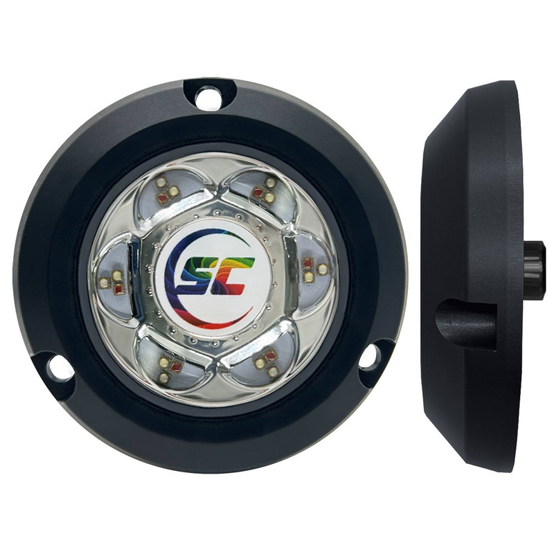 Shadow-Caster SC2 Series Polymer Composite Surface Mount Underwater Light – Full Color – SC2-CC-CSM
