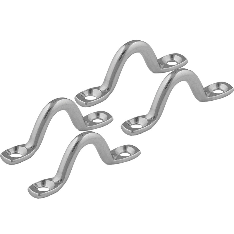 Taco Stamped Stainless Steel Eye Straps (4 Pack) – F16-1200-2