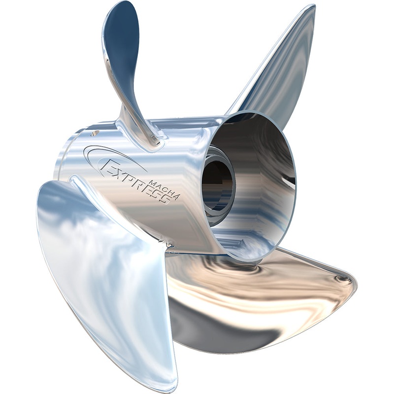Turning Point Express Mach4 Right Hand Stainless Steel Propeller – EX1/EX2-1423-4 – 4-Blade – 13 x 23 – 31432330