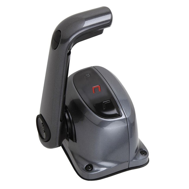 UflexSingle Lever Top Mount Control with Neutral Lock and Trim Switch – Black – B501BT/L